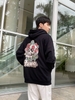 URBAN flower sk zip-up black FT0138