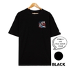 Áo thun flipper OVSZ  4SKETCH black