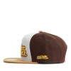 [M] Nón hiphop PREMIER TWO LINE BROWN,D.BEIGE P864