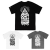 PREMI3R Áo thun illuminati Don't trust charcoal FT0032