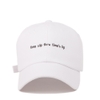 [M] Nón ballcap SLOGAN WHITE TBC02202