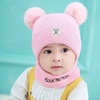 Sét mũ len cho bé kèm Khăn ống cao cấp