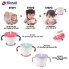 Cốc tập uống Richell Nhật 3 giai đoạn cho bé