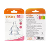 Vỉ 2 núm bình Wesser cổ rộng