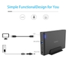 Hộp đựng ổ cứng 3.5 ORICO 7688U3, kết nối USB 3.0 (Đen)