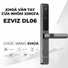Khóa cửa thông minh EZVIZ DL06 - Tay gạt vân tay 1 mặt cho cửa nhôm Xingfa