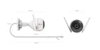 Camera wifi ngoài trời EZVIZ  CS-CV310-(A0-3B1WFR) 1.0 Megapixel 720P ( C3W (2.8mm)