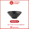 Tô Tròn Nhựa Melamine Màu Đen Superware