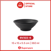 Tô Tròn Nhựa Melamine Màu Đen Superware