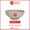 Tô Nhựa Melamine màu Nâu Đá Superware