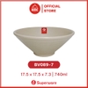 Tô nhựa Melamine màu Nâu Sáng Nhám SUPERWARE