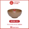 Tô Nhựa Melamine Màu Đất Tối Superware