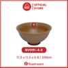 Tô Nhựa Melamine Màu Đất Tối Superware