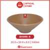 Tô Nhựa Melamine Màu Đất Tối Superware