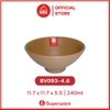 Tô Nhựa Melamine Màu Đất Tối Superware