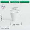 Ly sứ Origami Espresso Cup 90ml uống trà cà phê