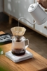 Phễu V60 01 thủy tinh rãnh thẳng CAFEDE KONA