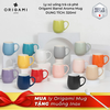 Ly sứ uống trà cà phê Origami Barrel Aroma Mug 320ml