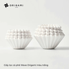 Giấy lọc hình tròn Wave cho phễu kalita 155 185 ORIGAMI