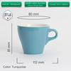 Ly sứ Origami Latte Cup 250ml uống trà cà phê