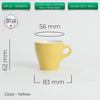 Ly sứ Origami Espresso Cup 90ml uống trà cà phê