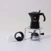 Combo bình moka nhôm 2 cup 90ml màu đen CAFEDE KONA