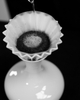 Bình đựng cà phê Origami TOS Aroma Carafe sứ trắng 550ml x SIBARIST kèm quai da