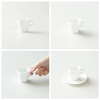Ly sứ Origami Espresso Cup 90ml uống trà cà phê