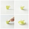 Ly sứ Origami Espresso Cup 90ml uống trà cà phê