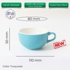 New 2024 Ly sứ Origami Cappuccino Bowl 170ml uống trà cà phê