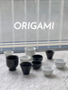 Ly sứ ORIGAMI Sensory Milk Beverage Cup 140ml không quai