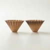 Phễu sứ Origami Dripper S Rinko EC Limited pour over miệng 115mm sứ Mino Nhật Bản