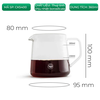 Bình thuỷ tinh phục vụ đựng cafe cà phê CAFE DE KONA