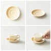 Đĩa sứ Origami Cappuccino Latte Bowl Saucer 140mm