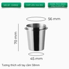 Ly dosing cup inox hứng đựng cà phê cho máy xay EK43 và espresso