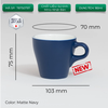Ly sứ Origami Cappuccino Cup 180ml uống trà cà phê