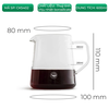 Bình thuỷ tinh phục vụ đựng cafe cà phê CAFE DE KONA