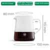 Bình thuỷ tinh phục vụ đựng cafe cà phê CAFE DE KONA
