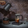 Bình pha French Press jinmeila thuỷ tinh khung inox 304 dung tích 350 600 800 1000ml