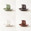 Ly sứ và đĩa uống trà cà phê Origami Flavor Cup 200ml