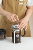 Bình pha French Press jinmeila thuỷ tinh khung inox 304 dung tích 350 600 800 1000ml