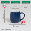 Ly sứ uống trà cà phê Origami Barrel Aroma Mug 320ml
