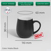 Ly sứ uống trà cà phê Origami Barrel Aroma Mug 320ml