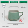 Ly đĩa sứ ORIGAMI Flare Coffee Cup Saucer 200ml