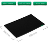Thảm cao su lót quầy bar chống thấm kê ly 3 cỡ 60x8cm 45x30cm 30x15cm