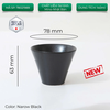 Ly sứ ORIGAMI Sensory Milk Beverage Cup 140ml không quai