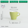 Ly sứ Origami Espresso Cup 90ml uống trà cà phê
