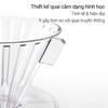 Phễu pha lọc cà phê V60 Cafede Kona nhựa PCTG