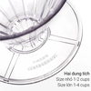 Phễu pha lọc cà phê V60 Cafede Kona nhựa PCTG
