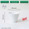 Ly sứ ORIGAMI Sensory Milk Beverage Cup 140ml không quai
